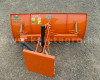 Snow plow 125cm, hidraulic lifting, hidraulic angle adjustment, for Japanese compact tractors, Komondor STLHR-125 (4)